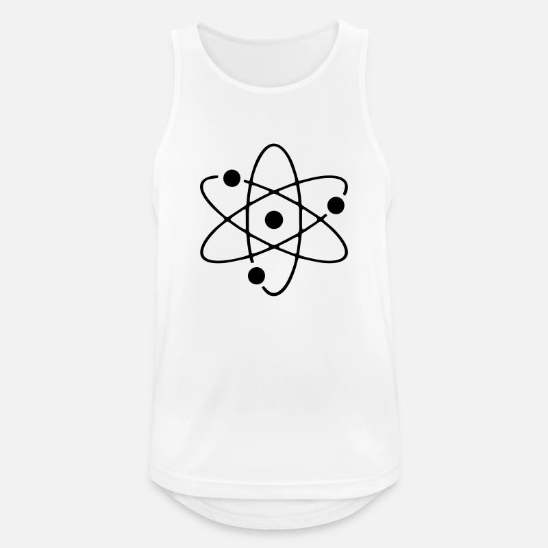 Atom - Men's Breathable Tank Top - white