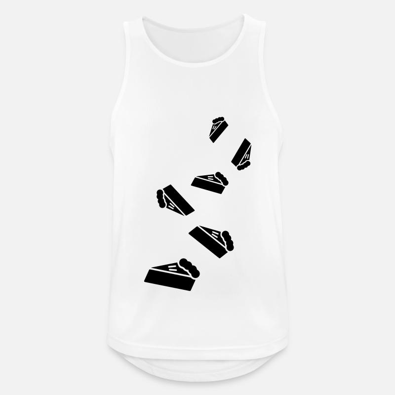 Kuchen käsekuchen icon - Männer Tank Top atmungsaktiv - Weiß
