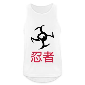 Ninja - Débardeur respirant Homme - blanc - Devant - Nick (188cm)