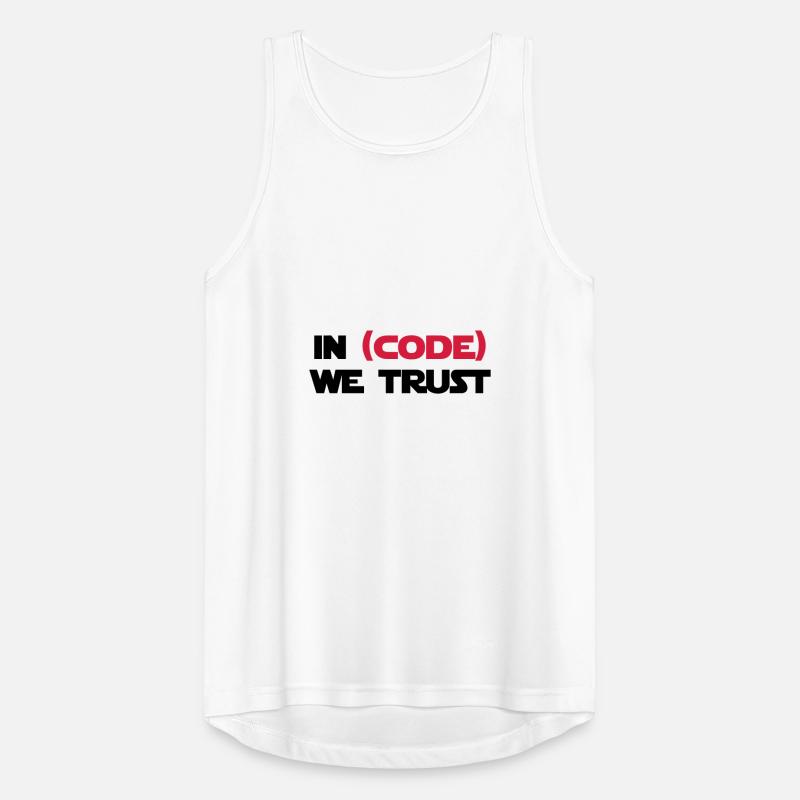 In (code) we trust Men's Breathable Tank Top