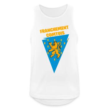 Ehrlich gesagt Comtois - Männer Tank Top atmungsaktiv - Weiß - Vorne - Nick (188cm)