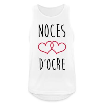 Ochre Wedding 71 years of marriage - Men's Breathable Tank Top - white - Front - Nick (188cm)