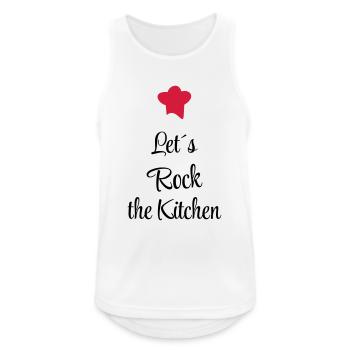 cooking - Men's Breathable Tank Top - white - Front - Nick (188cm)