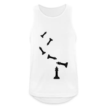 Chess piece King - Men's Breathable Tank Top - white - Front - Nick (188cm)