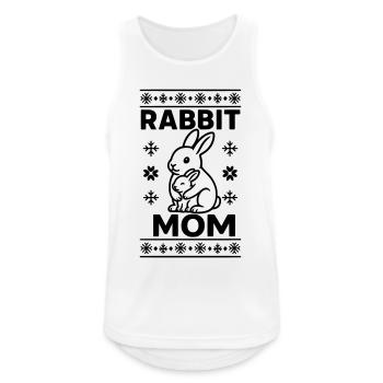 rabbit mom mom mom - Men's Breathable Tank Top - white - Front - Nick (188cm)