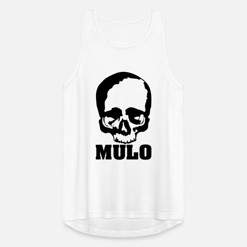 Mulo / manisch / tot / kaputt / Skull Männer Tank Top atmungsaktiv