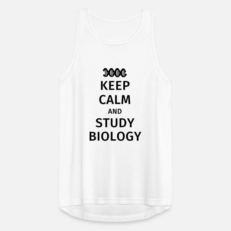 keep calm and study biology Men's Breathable Tank Top