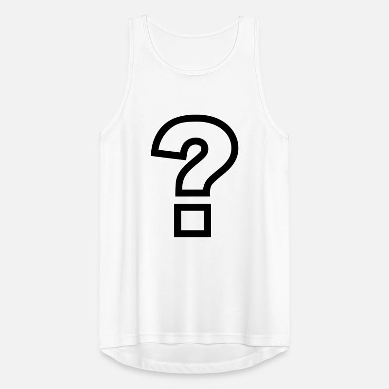 Question mark Men's Breathable Tank Top