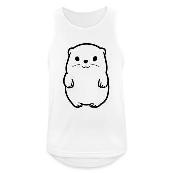 Marmot - Men's Breathable Tank Top - white - Front - Nick (188cm)