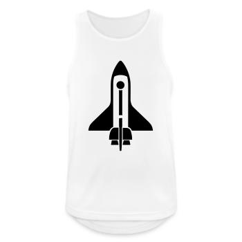 Rocket - Men's Breathable Tank Top - white - Front - Nick (188cm)