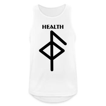 Viking Symbole Santé Santé - Débardeur respirant Homme - blanc - Devant - Nick (188cm)