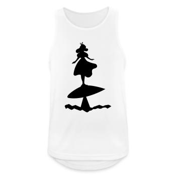 Alice silhouette in wonderland - Men's Breathable Tank Top - white - Front - Nick (188cm)