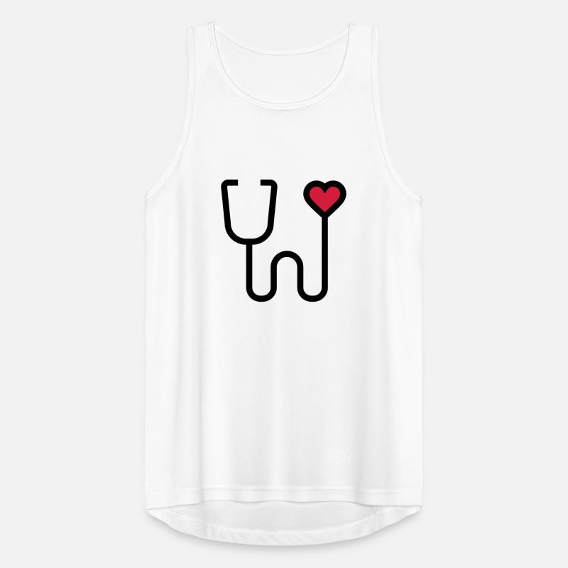 Stethoscope listening device Men's Breathable Tank Top