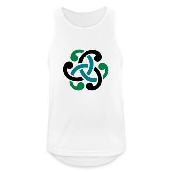 Celtic knot vector - Men's Breathable Tank Top - white - Front - Nick (188cm)