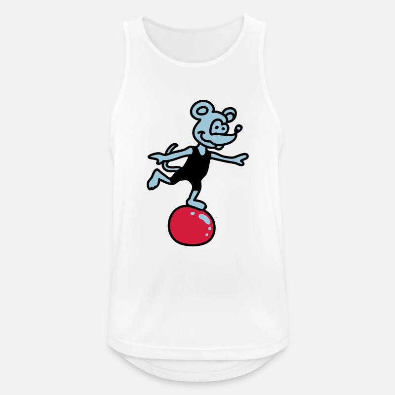 sporting mouse 3 - Men's Breathable Tank Top - white