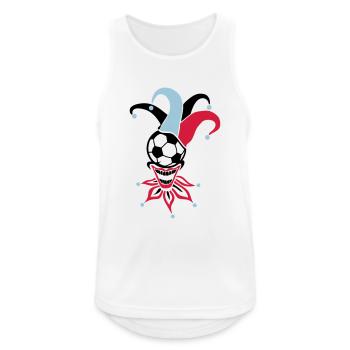 football joker ballon sport - Débardeur respirant Homme - blanc - Devant - Nick (188cm)