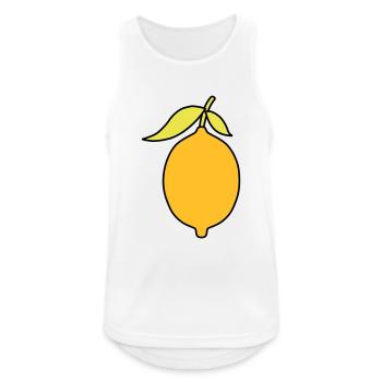 citron - Débardeur respirant Homme - blanc - Devant - Nick (188cm)