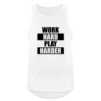 Gamer. Gaming. Joystick. Geschenk. Geschenkidee - Männer Tank Top atmungsaktiv - Weiß - Vorne - Nick (188cm)