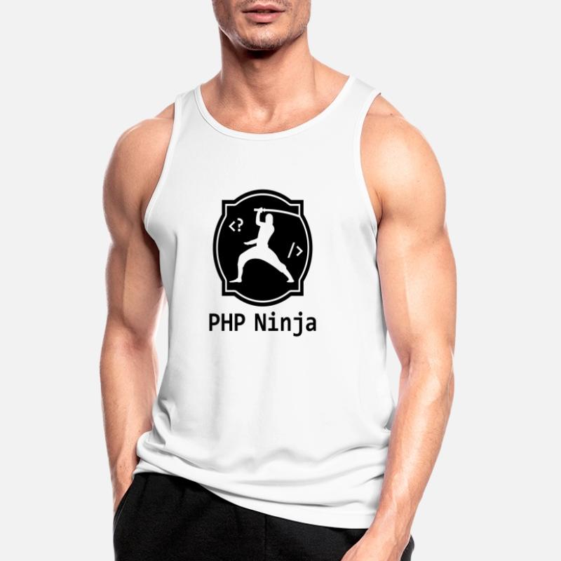 PHP Ninja - Programmeur PHP Coder Nerd Webdesign Débardeur respirant Homme