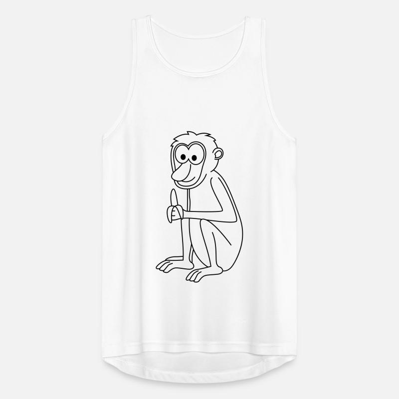 Affe comic Tier Männer Tank Top atmungsaktiv