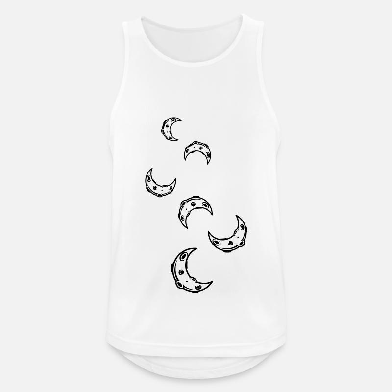 Moon icon icon - Men's Breathable Tank Top - white