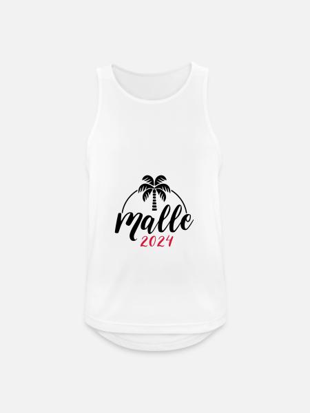 Malle 2024 - Men's Breathable Tank Top - white