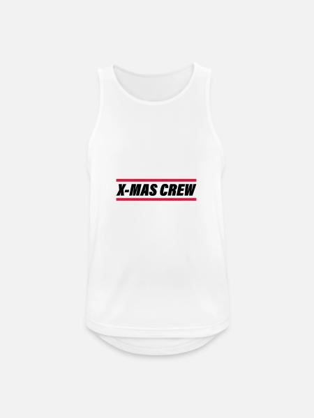 X Mas Crew Christmas - Men's Breathable Tank Top - white