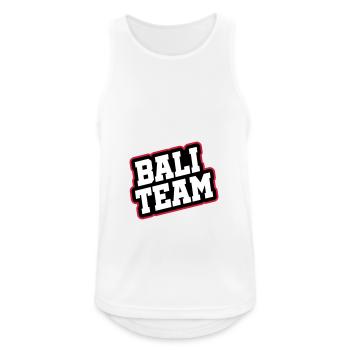 Bali Team Indonesien - Männer Tank Top atmungsaktiv - Weiß - Vorne - Nick (188cm)