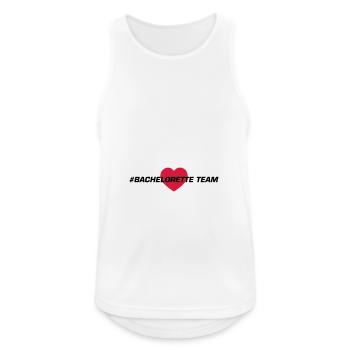 Bachelorette Team Heart - Men's Breathable Tank Top - white - Front - Nick (188cm)