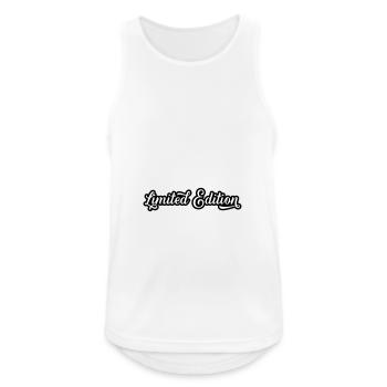 Limited Edition - Männer Tank Top atmungsaktiv - Weiß - Vorne - Nick (188cm)