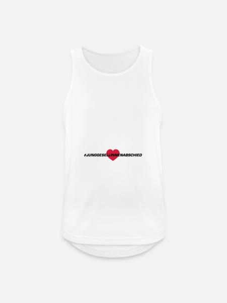 Hen Party Heart - Men's Breathable Tank Top - white