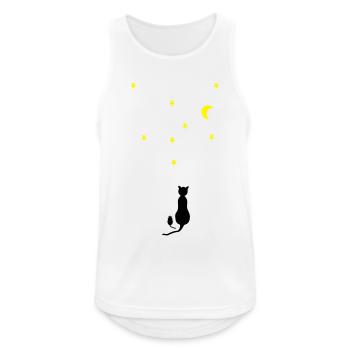 Cat & Mouse - Débardeur respirant Homme - blanc - Devant - Nick (188cm)
