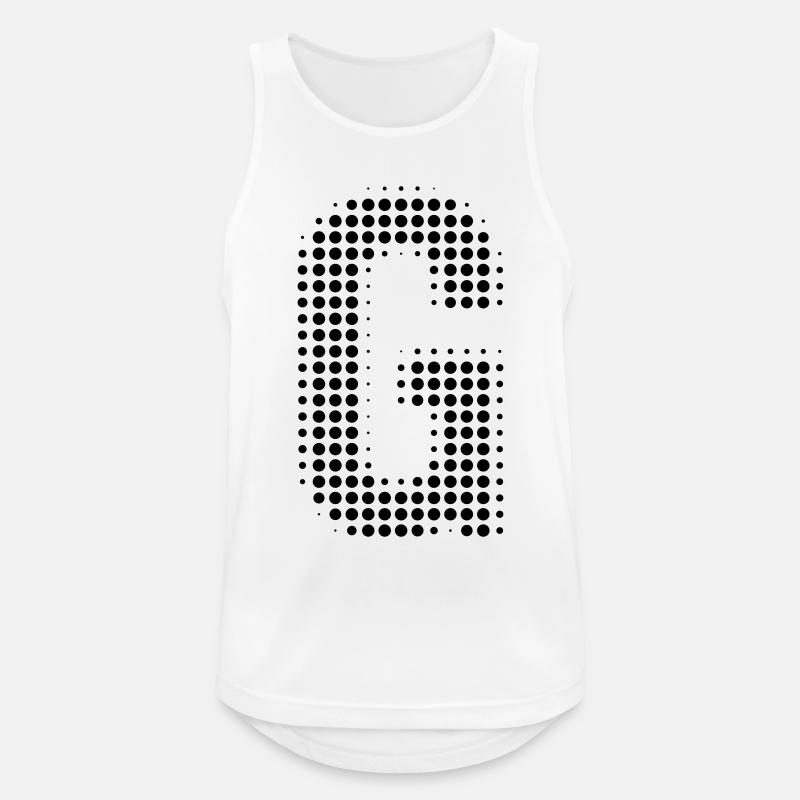 G Buchstabe Anfangsbuchstabe Punkte Geschenk - Männer Tank Top atmungsaktiv - Weiß