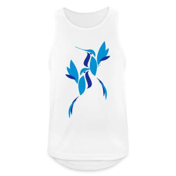 Blue Bird - Men's Breathable Tank Top - white - Front - Nick (188cm)