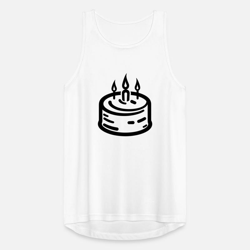 Gâteau d'anniversaire Débardeur respirant Homme