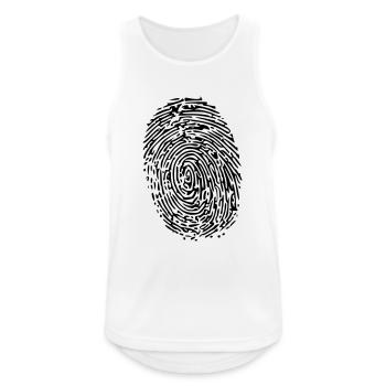 Fingerprint - Men's Breathable Tank Top - white - Front - Nick (188cm)