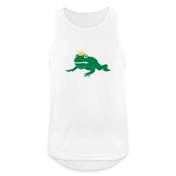 grumpy frog prince - Men's Breathable Tank Top - white - Front - Nick (188cm)