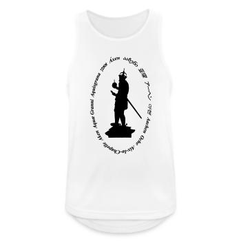 Aachen - Men's Breathable Tank Top - white - Front - Nick (188cm)