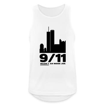 9/11 WASN'T AN INSIDE JOB - Men's Breathable Tank Top - white - Front - Nick (188cm)