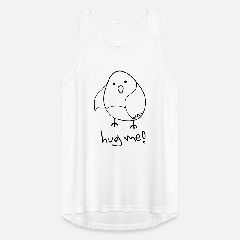 hug me! (Oiseau mignon) Débardeur respirant Homme
