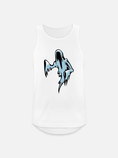 Geist Gespenst - Männer Tank Top atmungsaktiv - Weiß