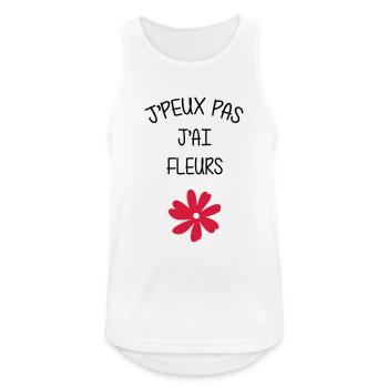 Florist / Flower / Floristin / Fleur / Fleuriste - Men's Breathable Tank Top - white - Front - Nick (188cm)