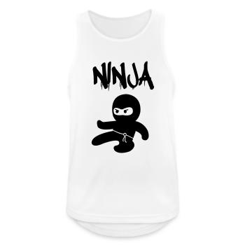 Ninja - Men's Breathable Tank Top - white - Front - Nick (188cm)