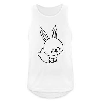 hare - Men's Breathable Tank Top - white - Front - Nick (188cm)