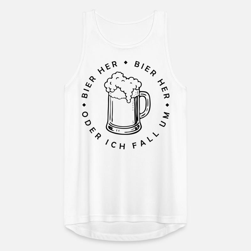 Bienen hier - Oder ich fall um! Männer Tank Top atmungsaktiv