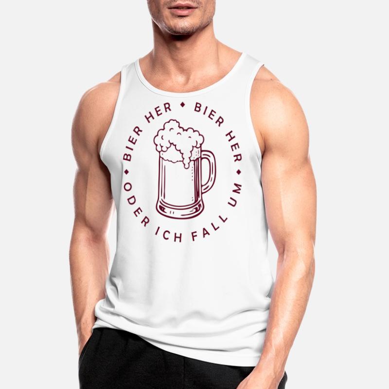Bees here - Oder ich fall um! Men's Breathable Tank Top