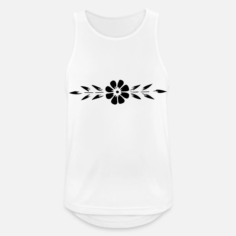 flower_1 - Men's Breathable Tank Top - white