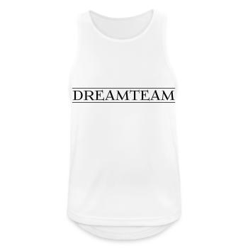 Dream Team - Men's Breathable Tank Top - white - Front - Nick (188cm)