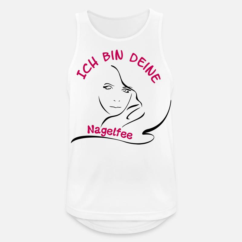 Ich bin deine Nagelfee - Männer Tank Top atmungsaktiv - Weiß