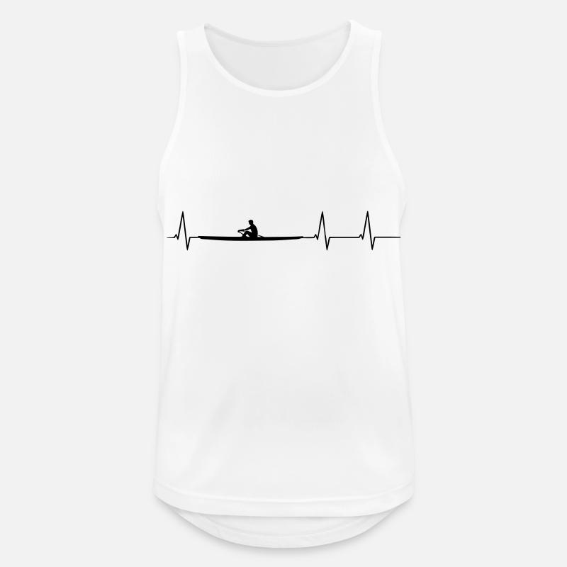 Aviron ECG - Débardeur respirant Homme - blanc